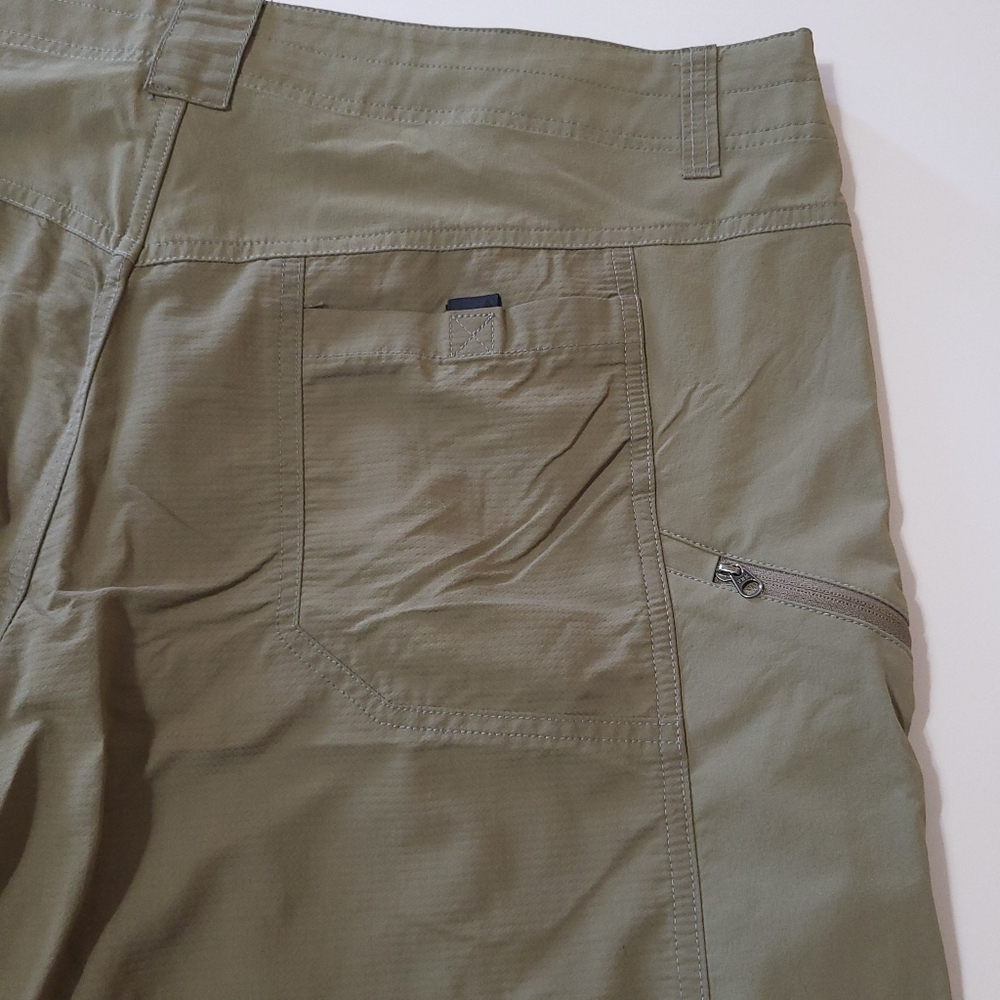Kuhl Cargo Shorts Nylon Lightweight Hiking Khaki Quick Dry Men's Size 38 - Picture 5 of 12